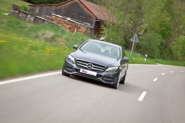 KW Gewindefahrwerk  V3 Inox (mit Druck- & Zugstufendämpfung) für Mercedes C-Klasse Typ W205 Limousine ohne elektr. Dämpferregelung